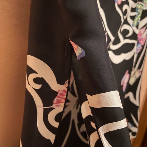 Murek Fashion Silk Women's Blouse like new, black and white