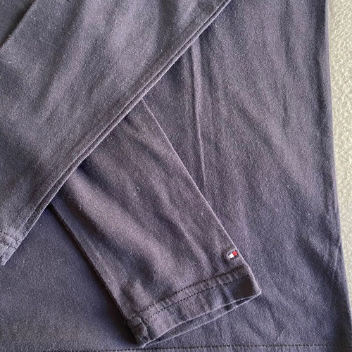 Tommy Hilfiger boys' long-sleeve blue shirt like new, age 12