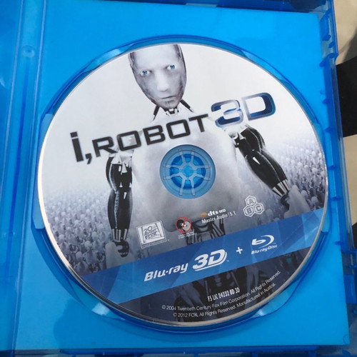 I, Robot Blu-Ray 3D used with Greek subtitles