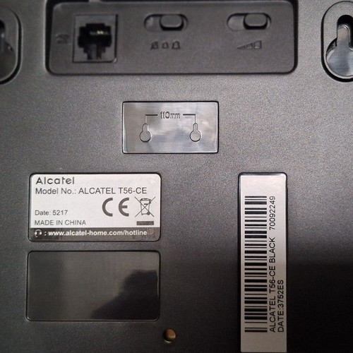 Alcatel T56 phone new, wired, black