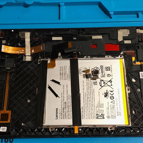 Lenovo TB-X505F tablet used with leather case spare parts