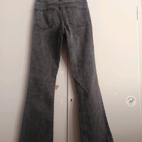 Flare jeans Stradivarius grey size 32 like new