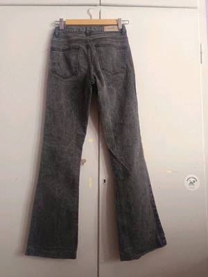 Flare jeans Stradivarius grey size 32 like new