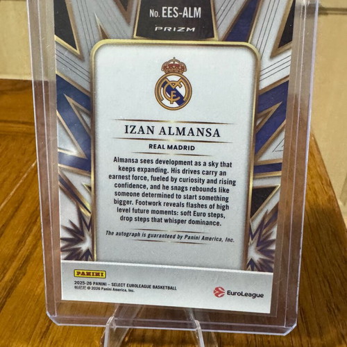 Izan Almansa Explosion Signatures basketball card