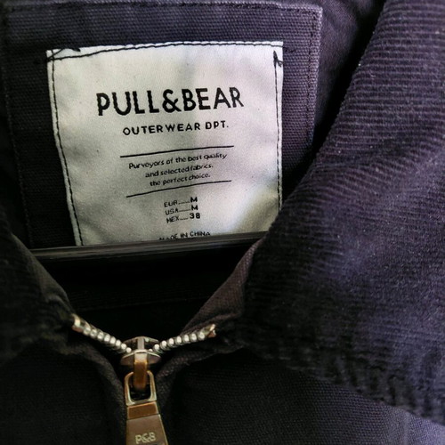 Pull & Bear jacket black like new, size M
