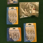 Electrical Lighting Set with Socket Holder, Refrigerator and Night Light Bulbs, Aosaipu