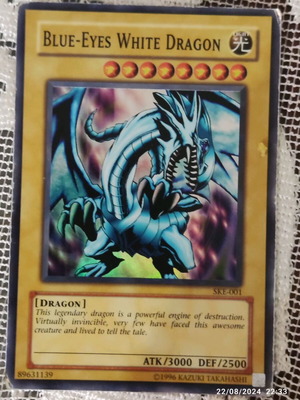 Blue-Eyes White Dragon κάρτα μεταχειρισμένη SKE-001