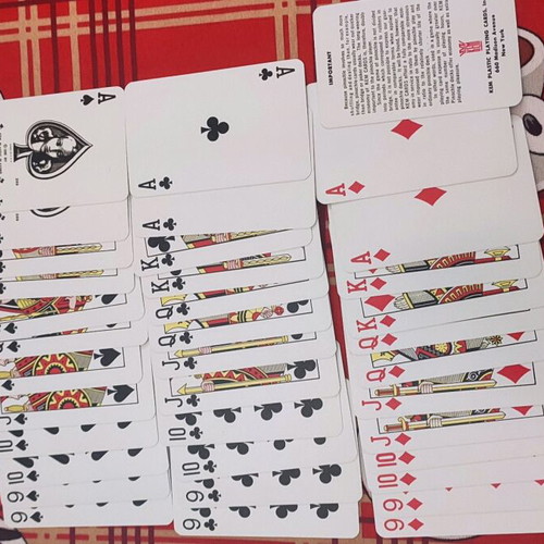 KEM USA collectible playing cards like new with plastic case
