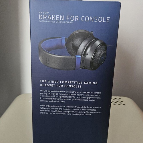 Razer Kraken for Console gaming headset like new, wired