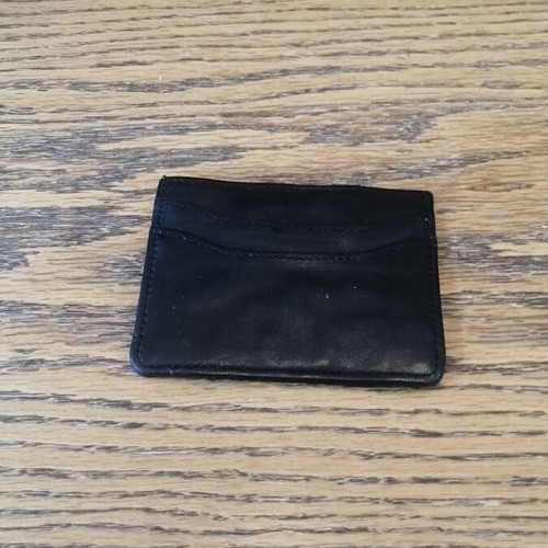 Gant leather card holder like new, black