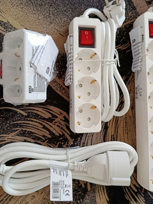 German original power strips and extension cord set of 4