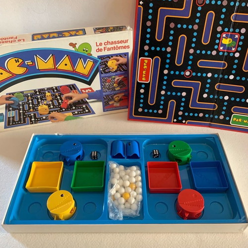 Pac Man board game used, MB Games 1980 French edition