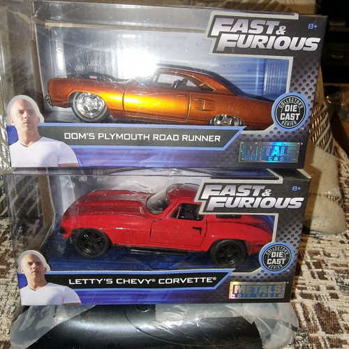 Fast & Furious 1/32 Diecast Toy Cars New, Set of 19