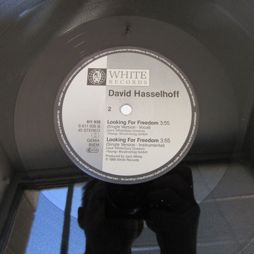 David Hasselhoff Looking for Freedom Maxi-Single 45t used, 1988