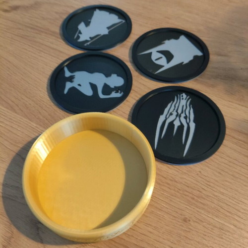 Σετ σουβέρ Lord of the Rings 3d printed, καινούργιο