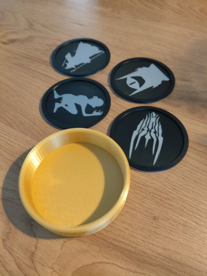 Σετ σουβέρ Lord of the Rings 3d printed, καινούργιο