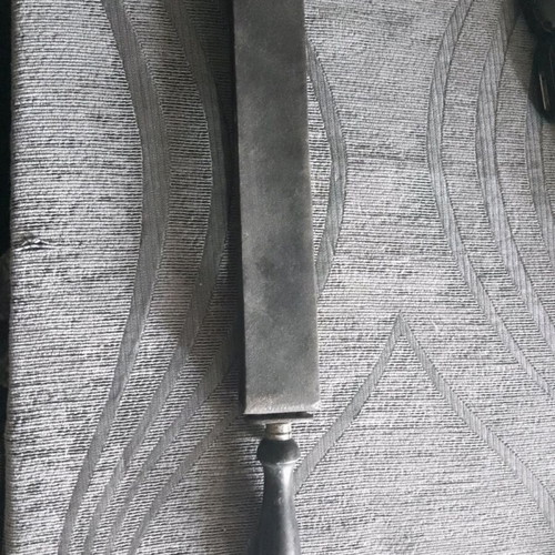 Vintage sharpening stone for shaving razors used