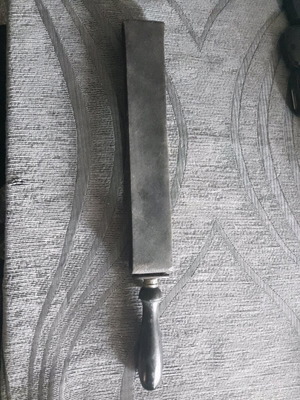 Vintage sharpening stone for shaving razors used