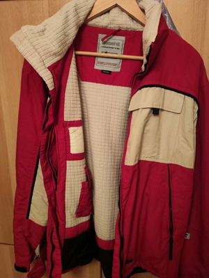 Basehit jacket medium used, red