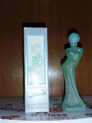 Vintage μινιατούρα Dalistyle Salvador Dali 5ml με το κουτί της