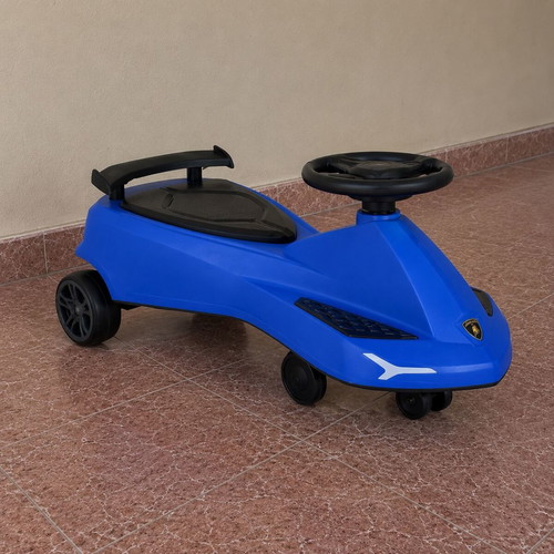 Ride On Swing Car Lamborghini Moni new, blue and red