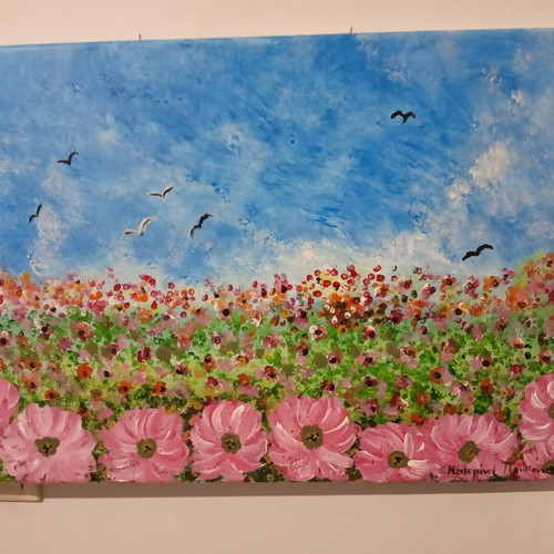 Handmade painting new, dimensions 35x50