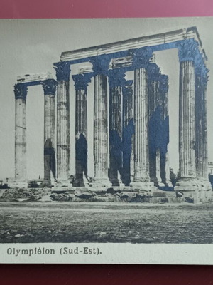 Lot of 6 collectible postcards of ancient monuments used