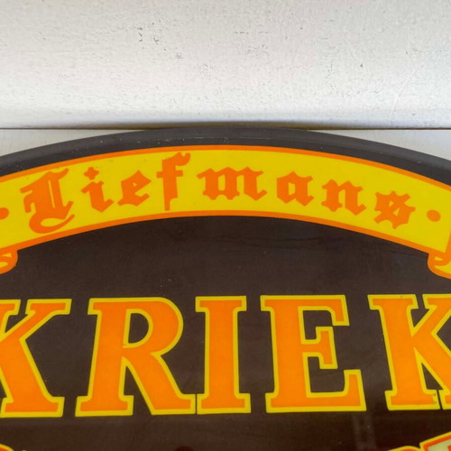 Vintage Liefmans Kriek Oudenaarde Beer Sign 1993 used