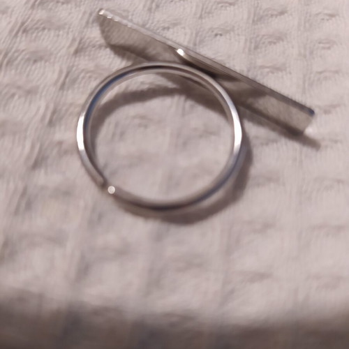 Ring Fo bijoux silver color adjustable, like new