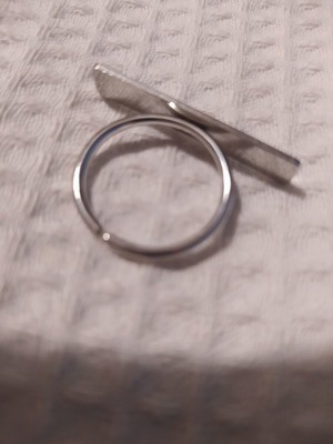 Ring Fo bijoux silver color adjustable, like new
