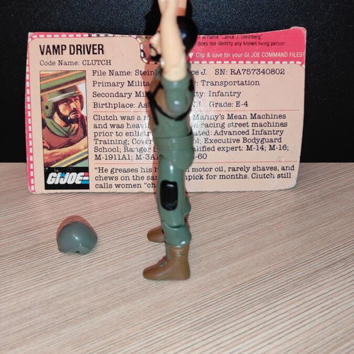 G.I.JOE Clutch (v1.5) action figure used, 1983 Hasbro