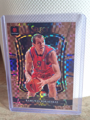 Ramunas Siskauskas Bronze Select Euroleague Card 13/49 25-26 New