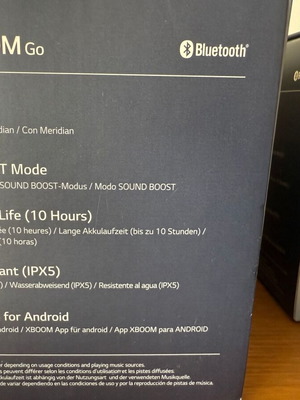 2  LG PL2P XBoom Go Party speakers