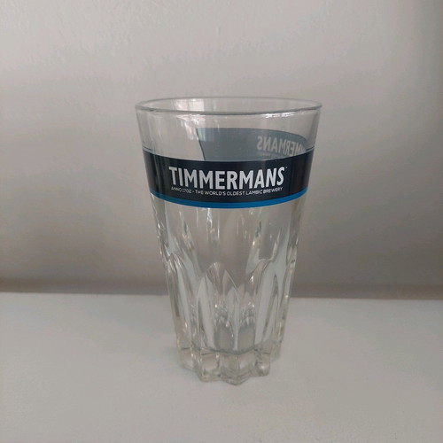 Timmermans collectible pint beer glass 250ml like new