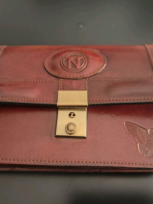 Leather bag Nikos Pallas Bekatsa new