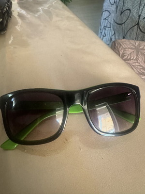 Oliver Peoples sunglasses used, black and green