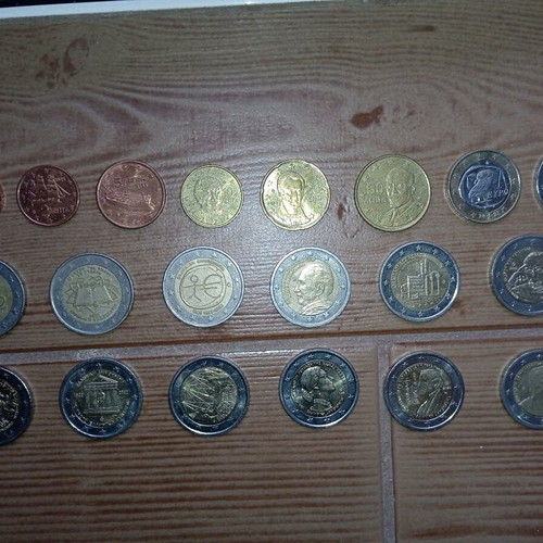 Greek coin collection new with rare 2 euro coins