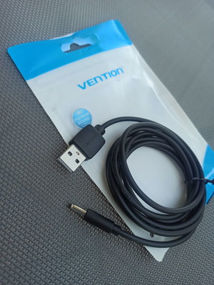Vention USB 2.0 Cable USB-A male DC black 1.5m new