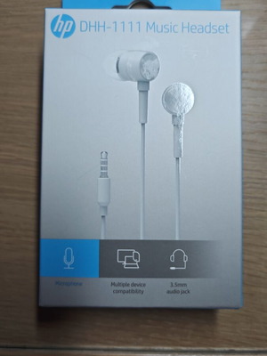 HP DHH-111 Headset headphones new sealed wired