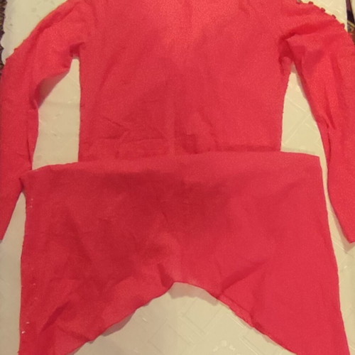 Women's cotton shirt with strass like new, pink