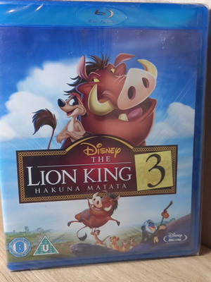 Lion King 3 Hakuna Matata Blu-Ray with English subtitles, sealed