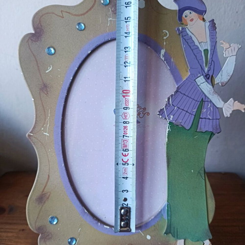 Vintage metal photo frame late 90s new