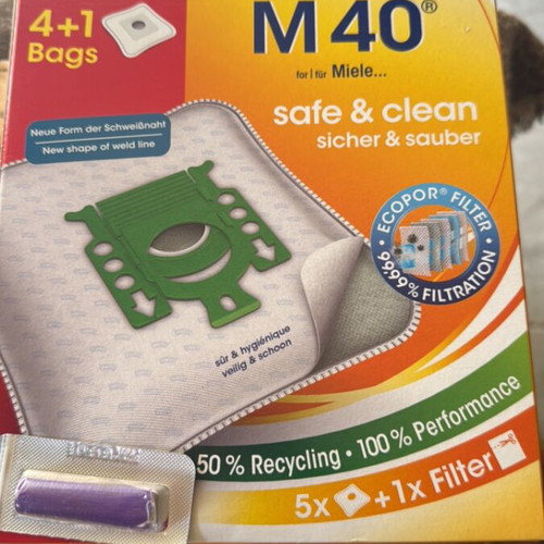 Swirl vacuum cleaner bags set of 4 plus 1 filter new