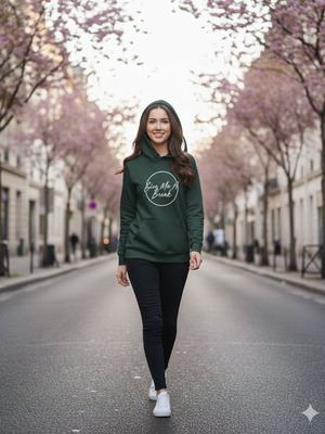 Primark hoodie used, green, size XS with hood