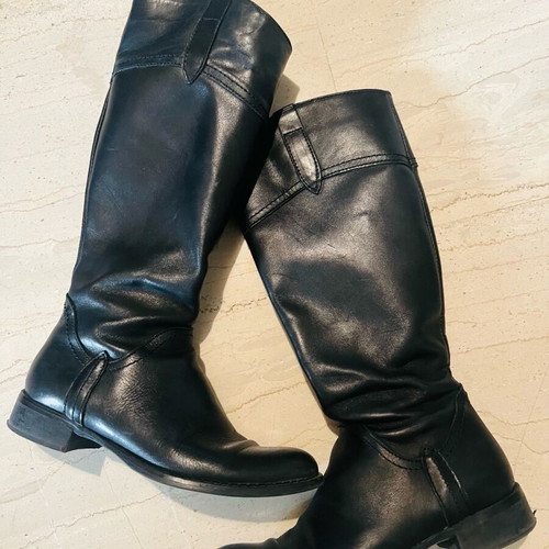 Rossi boots used, black leather, size 39, Italian
