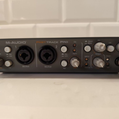 M-Audio Fast Track Pro USB Audio/MIDI Interface, like new