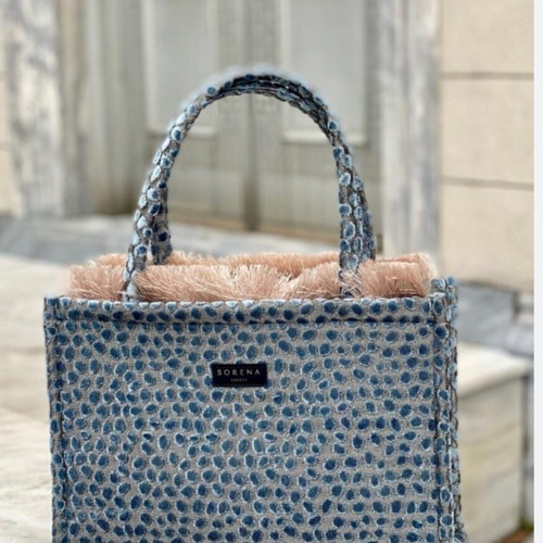 Sorena Handmade shoulder bag new turquoise with strap and protective pouch