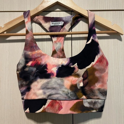 Stradivarius sports bra multicolor like new