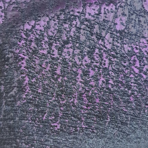 Alyce designs purple and black skirt with elegant pattern