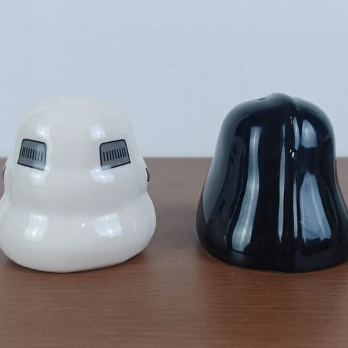 Star Wars Salt and Pepper Shakers used Darth Vader and Stormtrooper